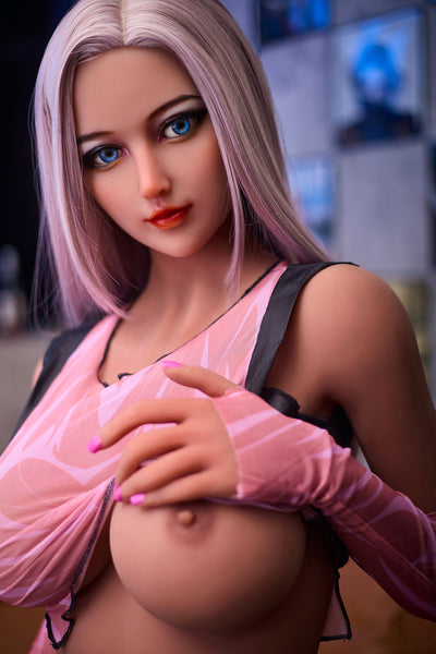 US Stock - Kinsley 5ft41 / 165cm #164 Head TPE Big Boobs Full Body Hot American Girl Sex Doll