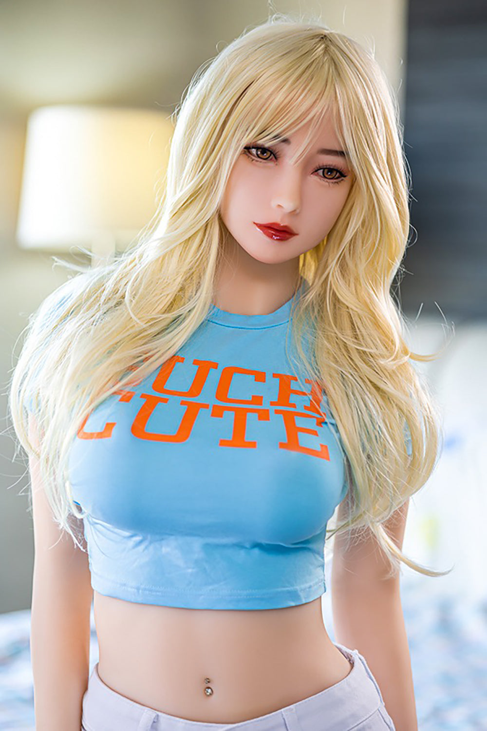 US Stock - Alice 5ft18/158cm #221 Head TPE Big Boobs Blonde Real-looking Female Sex Doll
