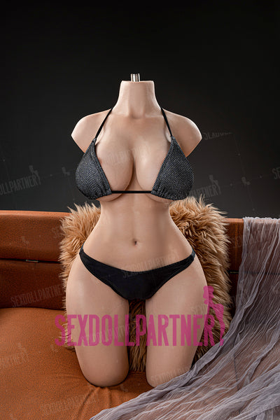EU Stock - Pyper 76cm Full Silicone Big Tits Real-Size Torso Sex Doll With Realistic Skin Texture