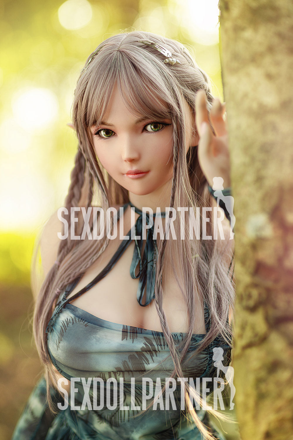 US Stock - RIDMII Aggie Unique Design 5ft34/ 163cm Eif Sex Doll Silicone Head ELF Sex Doll Free Extra Head