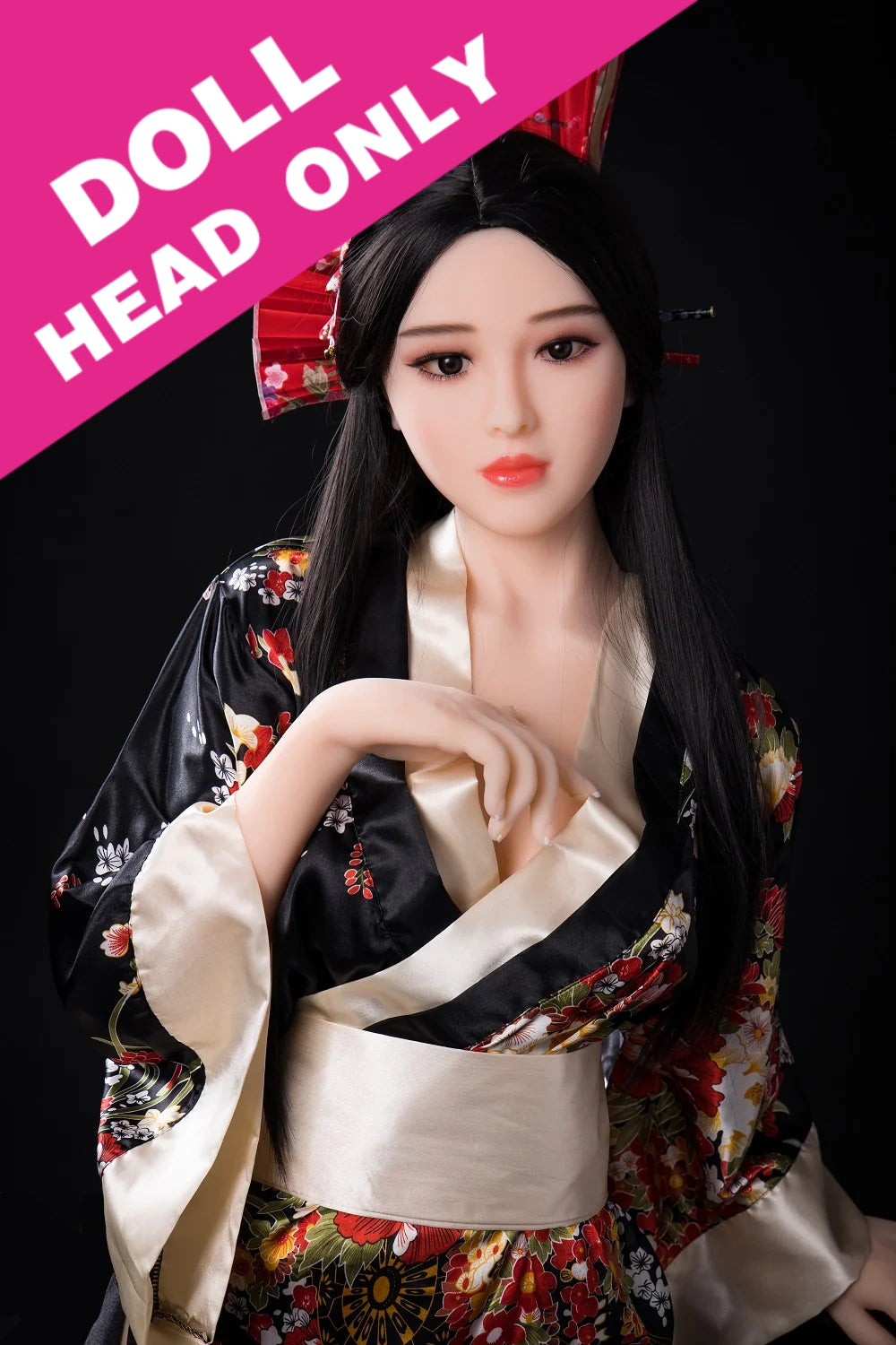 Naomi TPE Japanese Geisha Realistic Female AI Robotic Sex Doll Head Only