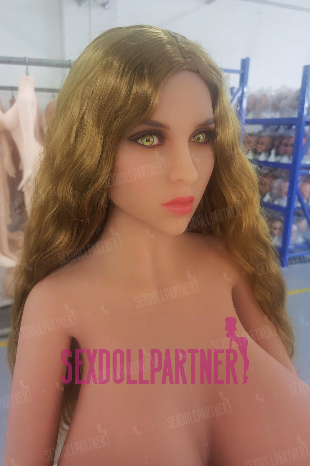US Stock - Kelly Plus 5ft01/ 153cm 139 Head TPE Huge Breasts BBW Sex Doll For Men