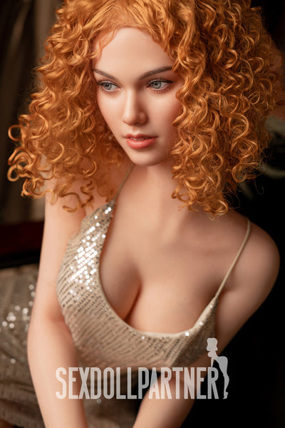 US Stock -  RIDMII Unique Design Jordi 5ft28/ 161cm Silicone Head TPE Body Medium Boobs Blonde MILF Sex Doll