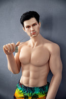 RIDMII Arthur 160cm #S025 Silicone Head TPE Body Handsome Realistic Male Sex Doll For Female