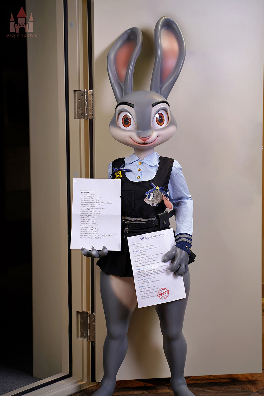 Dolls Castle Ataya 5ft51 / 168cm ROS Full Silicone Flat Chested Hentai Bunny Officer Anime Sex Doll