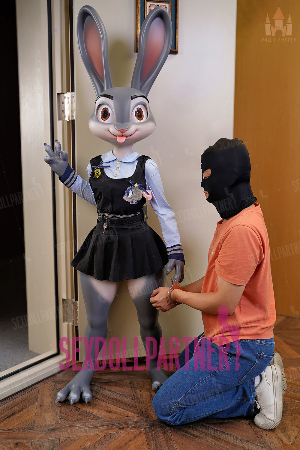Dolls Castle Ataya 5ft51 / 168cm ROS Full Silicone Flat Chested Hentai Bunny Officer Anime Sex Doll
