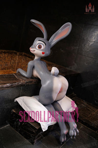 Dolls Castle Ataya 5ft51 / 168cm ROS Full Silicone Flat Chested Hentai Bunny Officer Anime Sex Doll