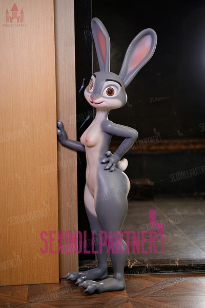 Dolls Castle Ataya 5ft51 / 168cm ROS Full Silicone Flat Chested Hentai Bunny Officer Anime Sex Doll