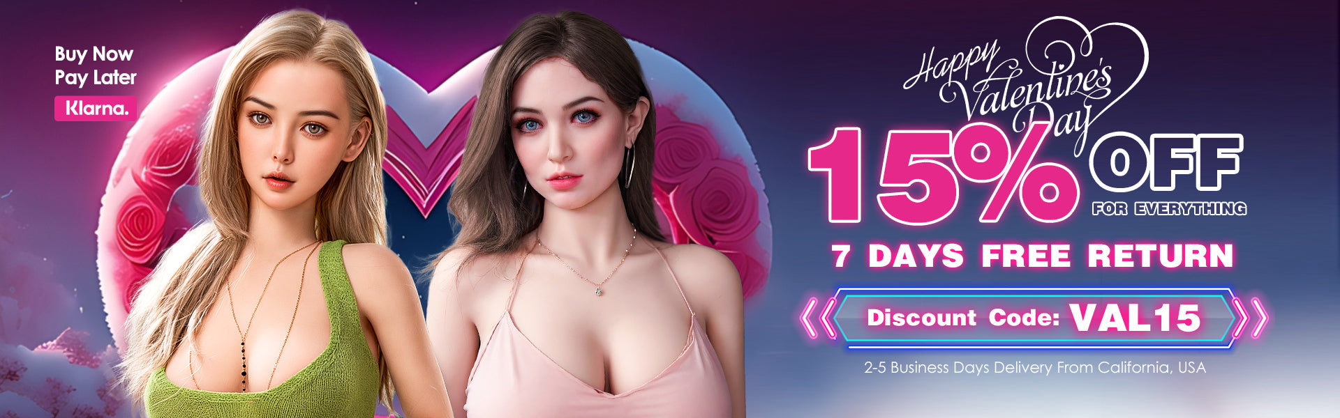 Valentine's Day Sex Doll Promotion Discount Code