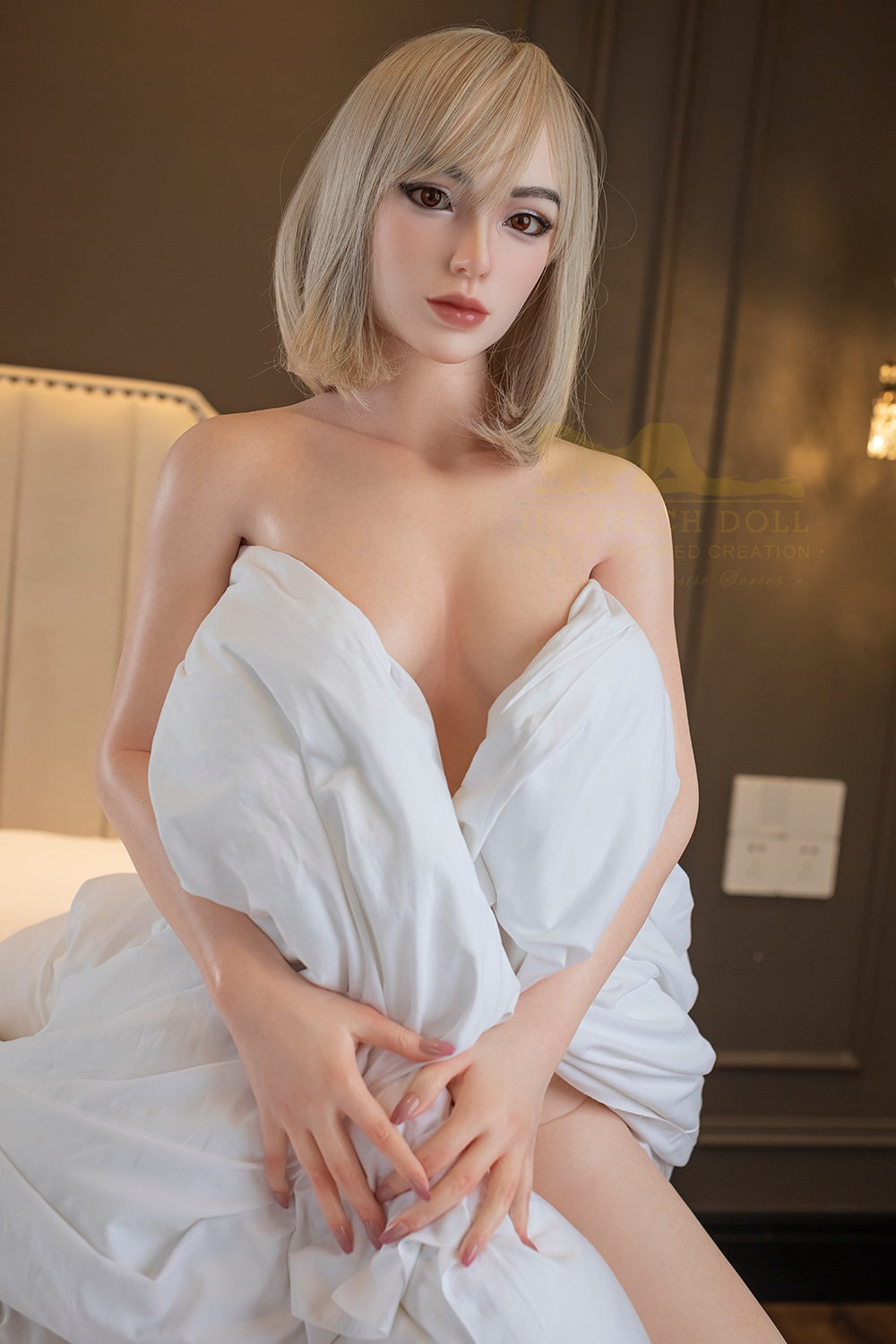 Irontechdoll Ophelia 5ft48 / 167cm S47 Head Full Silicone Blonde Teen Sex Doll
