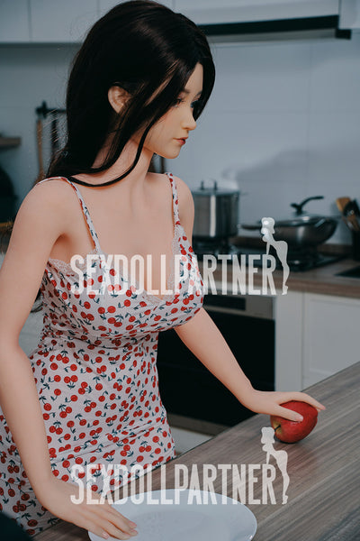 US Stock - RIDMII Olympia 163cm Unique Design Silicone Head TPE Body Realistic Asian Adult Sex Doll