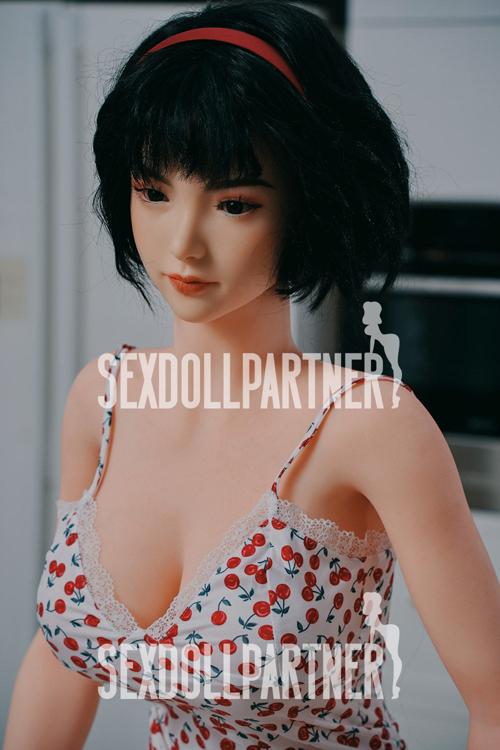US Stock - RIDMII Phaedra 5ft34/ 163cm Unique Design Silicone Head TPE Body Asian Sex Doll For Men
