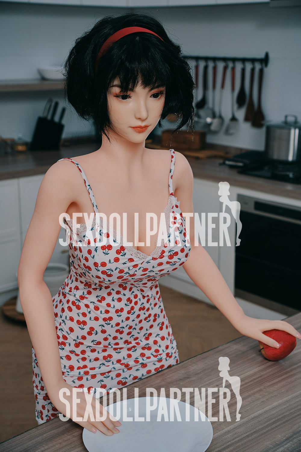 US Stock - RIDMII Phaedra 5ft34/ 163cm Unique Design Silicone Head TPE Body Asian Sex Doll For Men