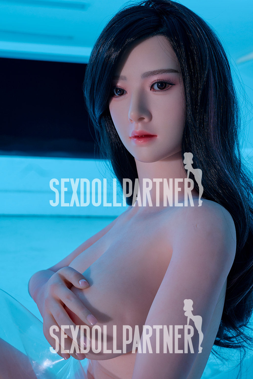 US Stock - RIDMII Muncey 5ft34/ 163cm Unique Design Silicone Head TPE Body Full Size Asian Female sex doll