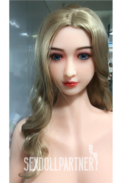 US Stock - Merry 5ft38/ 164cm TPE Huge Boobs Blonde Fat Sex Doll With Thick Thighs