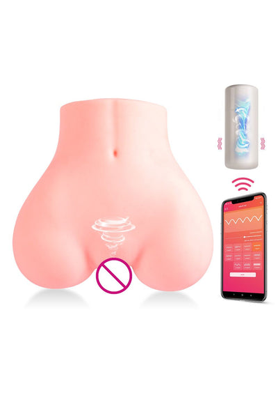 US Stock - RIDMII App Control Automatic Ass Torso Sex Doll Masturbator