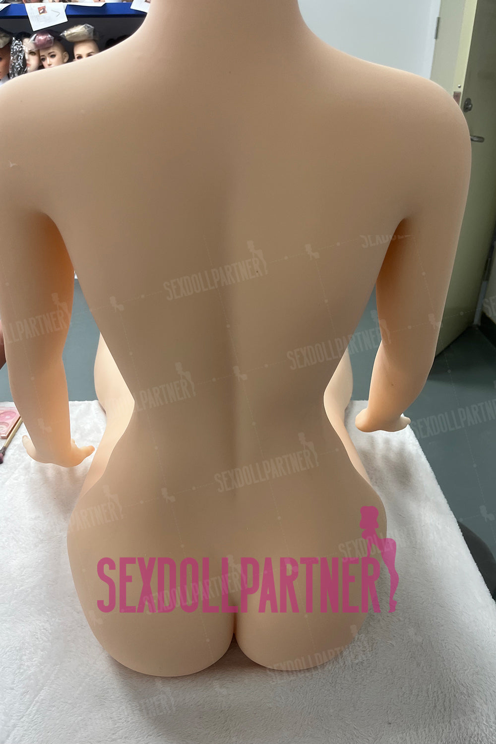 US Stock -  RIDMII Unique Design Janice 5ft25 / 160cm #M-K15 ROS Soft Silicone Head + TPE Body Big Boobs Blowjob Love Doll For Men