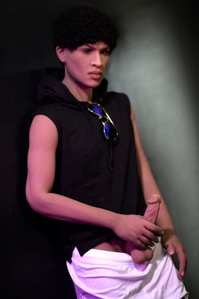RIDMII Albin 167cm Head TPE Strong Dark Tan Athletic Adult Male Love Sex Doll