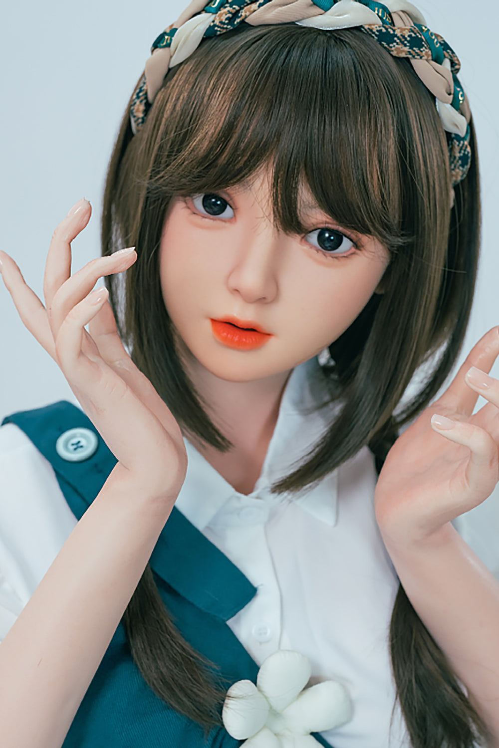 Gabrielle 5ft18 / 158cm #457 Head Full Silicone Asian Petite Realistic Teen Sex Doll