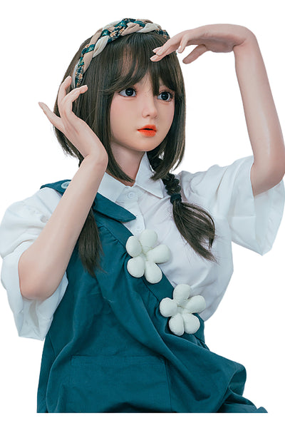 Gabrielle 5ft18 / 158cm #457 Head Full Silicone Asian Petite Realistic Teen Sex Doll