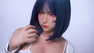 Carol 5ft18 /158cm Full Silicone Realistic South Korea Girl Sex Doll For Blowjob