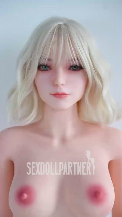 EU Stock - YAMIEE Ottilie Unique Design  4ft92/ 150cm K49 TPE Small Tits Lightweight Adult Sex Doll  Free 2nd Head