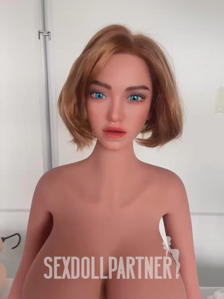 RIDMII Rory 5ft48 / 167cm Unique Design Silicone Head TPE Body Huge Boobs Realistic Sex Doll For Below Job
