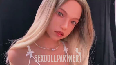 US Stock - Climax Aida #877 ROS Head TPE Torso Small Boobs Blonde Girl Female Half Body Sex Doll