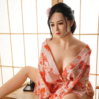 US Stock-RIDMII 158cm Yukina Japanese Girl Sex Doll Silicone Head TPE Body - 158cm, Ridmii, Unique Design, US Stock - SexDollPartner