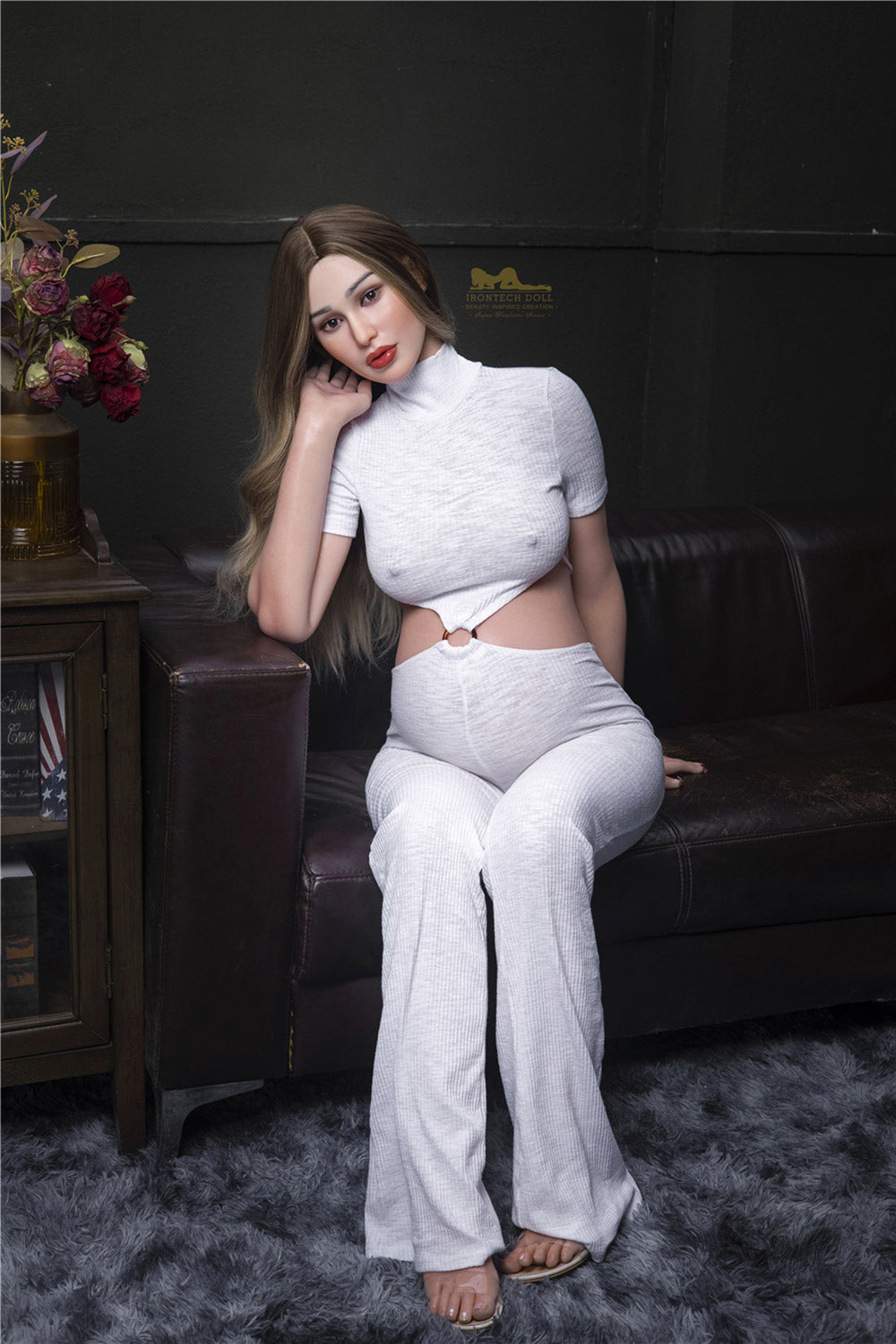 RIDMII Mamie 158cm Full Silicone Big Belly Woman Most Realistic Sex Doll - 158cm, Custom Sex Doll, New Arrivals, Pregnant Sex Doll - SexDollPartner