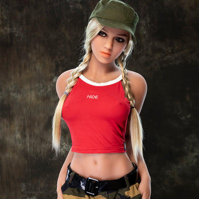 US Stock - SexDollPartner 166cm 174 Head Blonde Army Girl Hot Sex Doll - 166cm, Top 10, US Stock - SexDollPartner