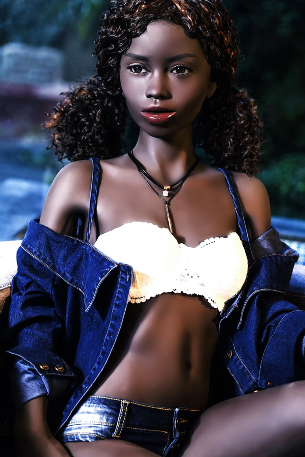 RIDMII Dolphin 168 cm 88 Head Beautiful Black Girl Sex Doll - Custom Sex Doll - SexDollPartner