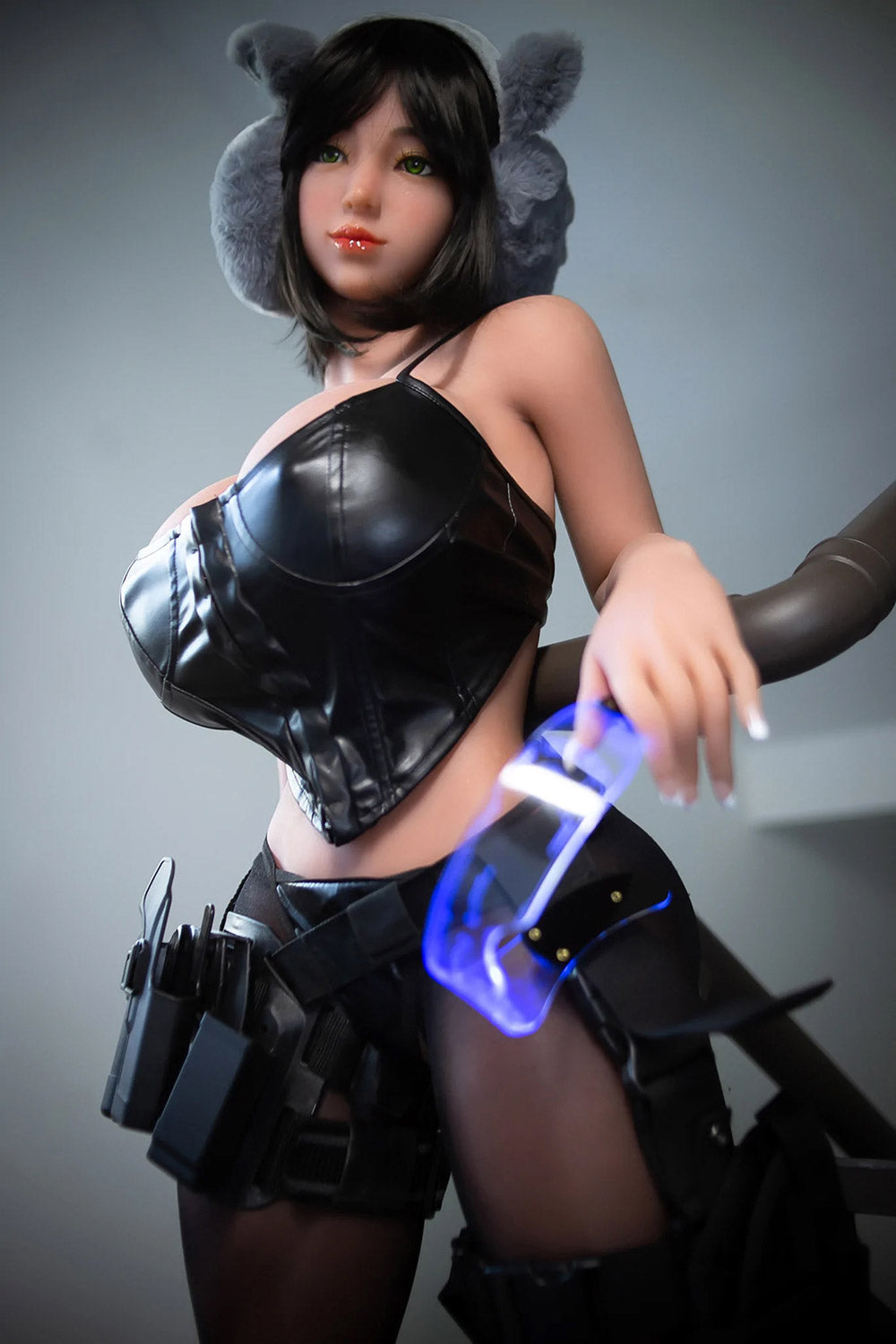 US Stock - RIDMII Llona 153cm 157# Head Huge Boobs Cool Female Agent Realistic Sex Doll - 153cm, New Arrivals, US Stock - SexDollPartner
