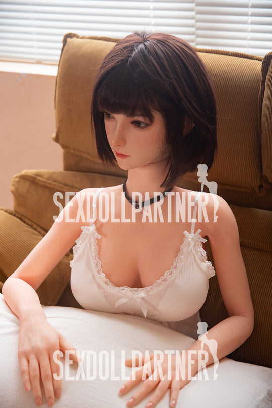 US Stock - RIDMII Momo 5ft34/ 163cm Unique Design Short Hair Silicone   SexDollPartner
