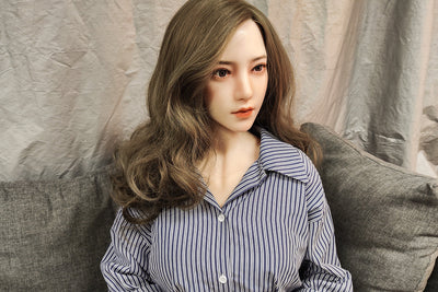 RIDMII Qiang Asian Silicone Head Sex Doll Smart Talking Adult Doll - Custom Sex Doll, New Arrivals, Unique Design - SexDollPartner