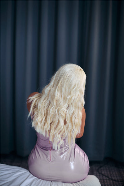 RIDMII Julia 156cm #72 Head Grey Curly Hair BBW Love Sex Doll - Custom Sex Doll - SexDollPartner
