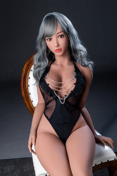 RIDMII Bowen 163cm #334 Silver Curly Hair Beautiful Best Sex Doll - 163cm, Custom Sex Doll, New Arrivals - SexDollPartner