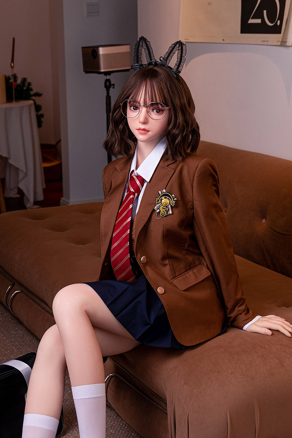 Ridmii Euphemia 163cm #66 Preppy Style Girl Love Doll Big Breasts Full Silicone Realistic Sex Doll - Custom Sex Doll - SexDollPartner