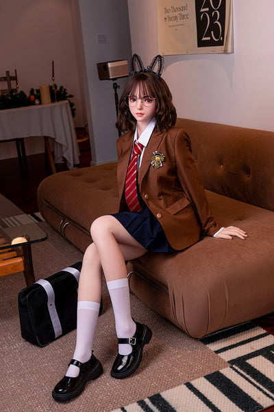 Ridmii Euphemia 163cm #66 Preppy Style Girl Love Doll Big Breasts Full Silicone Realistic Sex Doll - Custom Sex Doll - SexDollPartner