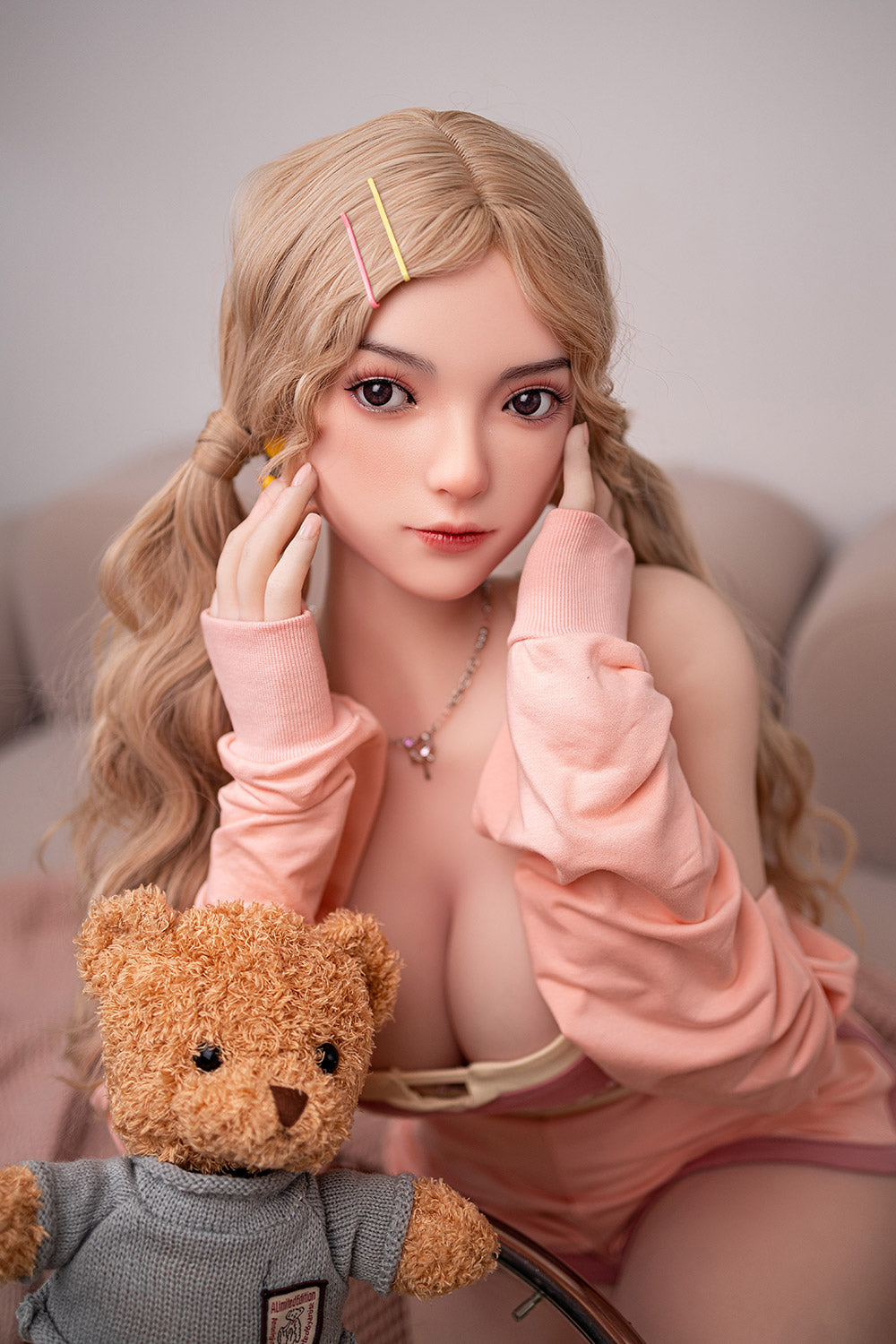 Ridmii Georgianna 163cm 83# Big Boob Full Silicone Realistic Doll Cute Blonde Adult Love Sex Doll - Custom Sex Doll - SexDollPartner