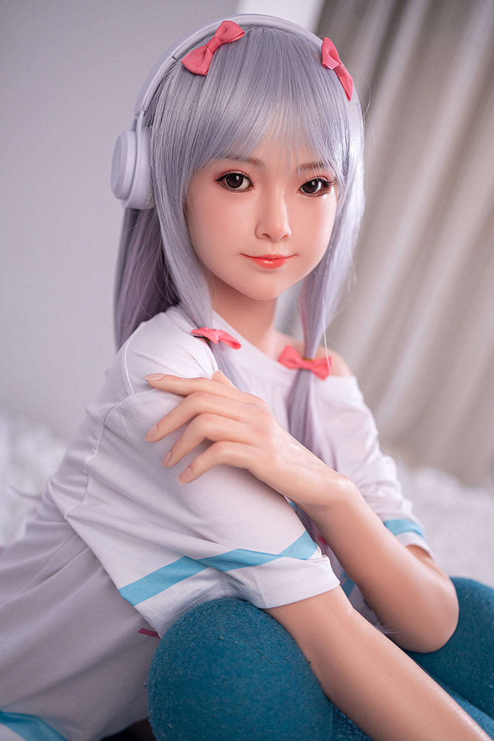 RIDMII Corrinne 158cm 30# Small Breasts Young Girl Love Doll Realistic Full Silicone Sex Doll - Custom Sex Doll - SexDollPartner