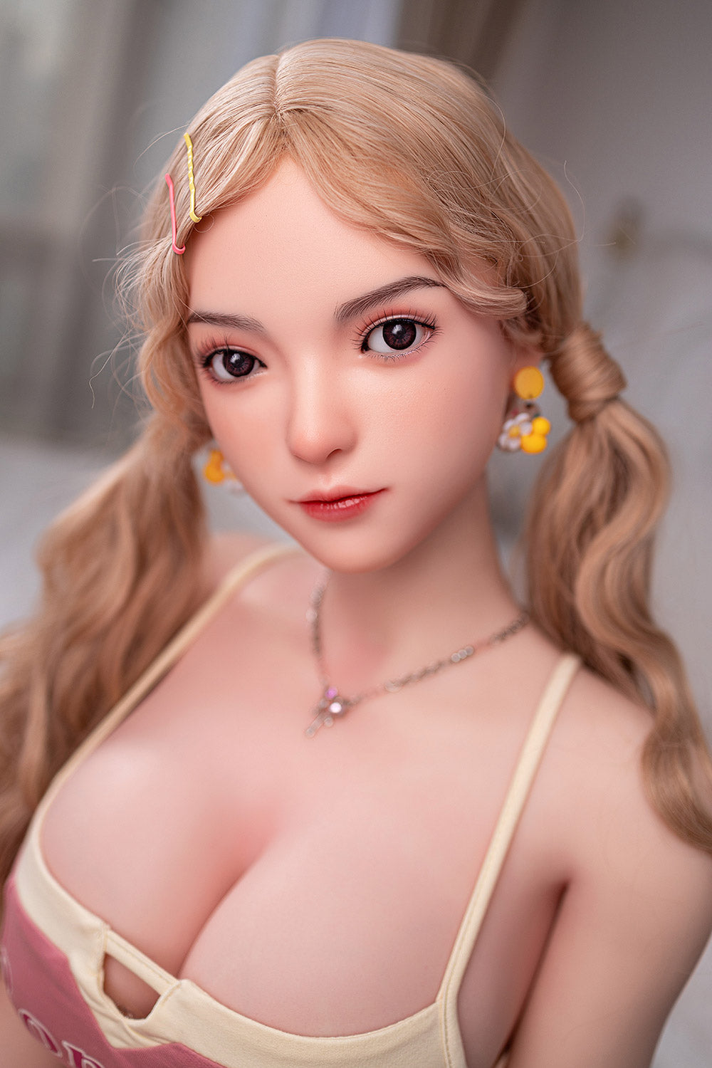 Ridmii Georgianna 163cm 83# Big Boob Full Silicone Realistic Doll Cute Blonde Adult Love Sex Doll - Custom Sex Doll - SexDollPartner