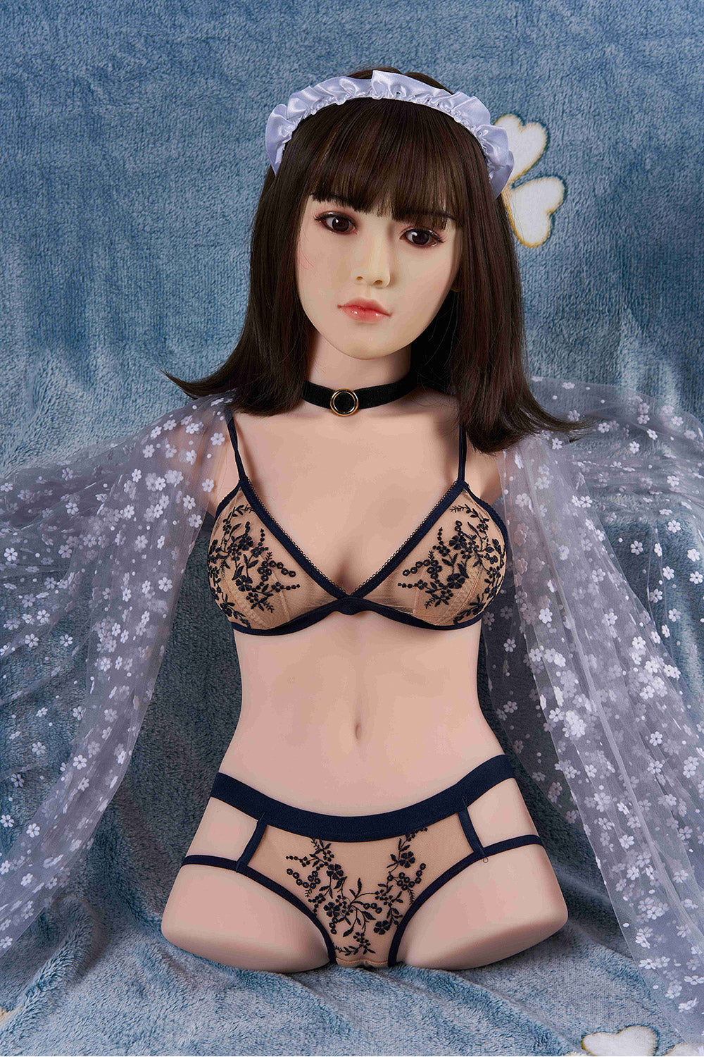 US Stock - Horatio YQ-5 TPE Realistic Small Breast Sex Doll Torso With Head