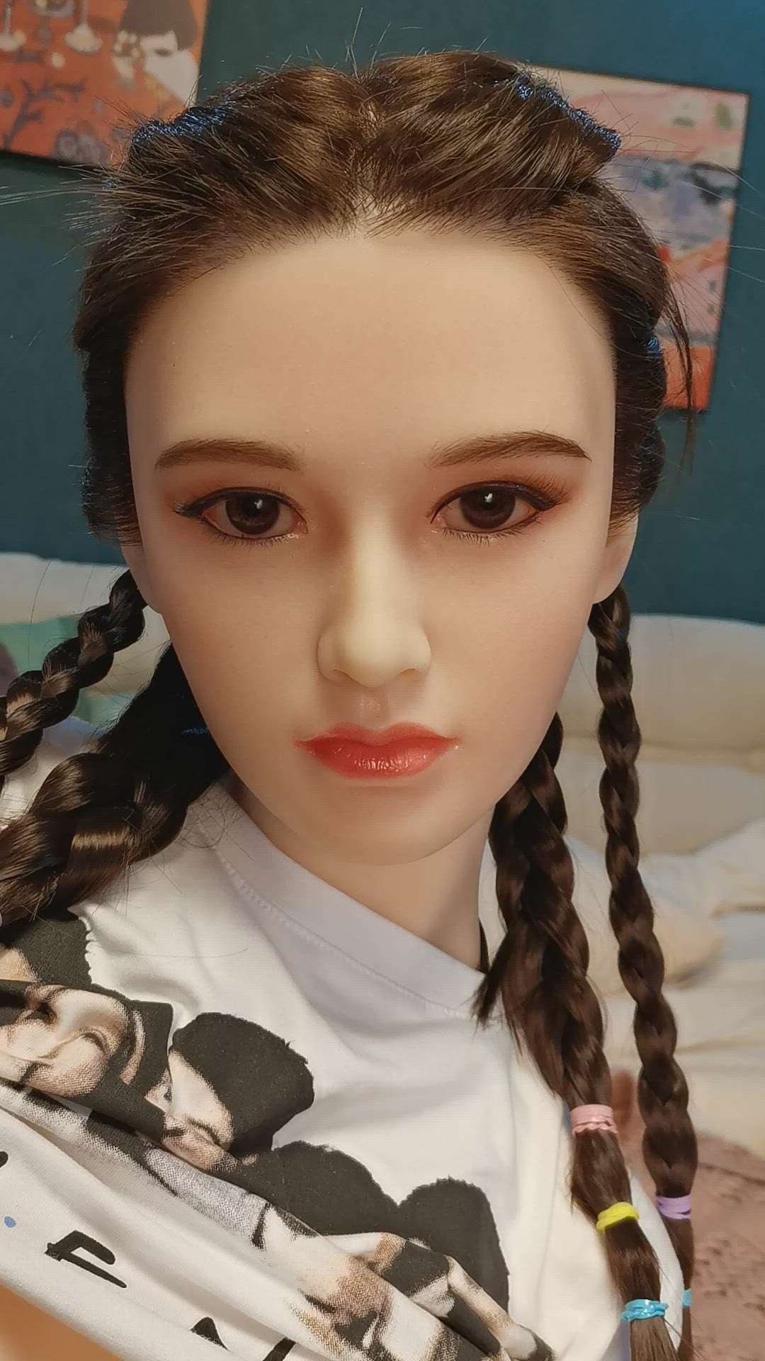 US Stock - RIDMII Yumi 160cm 210 Head TPE Asia Flat Chest Sex Doll